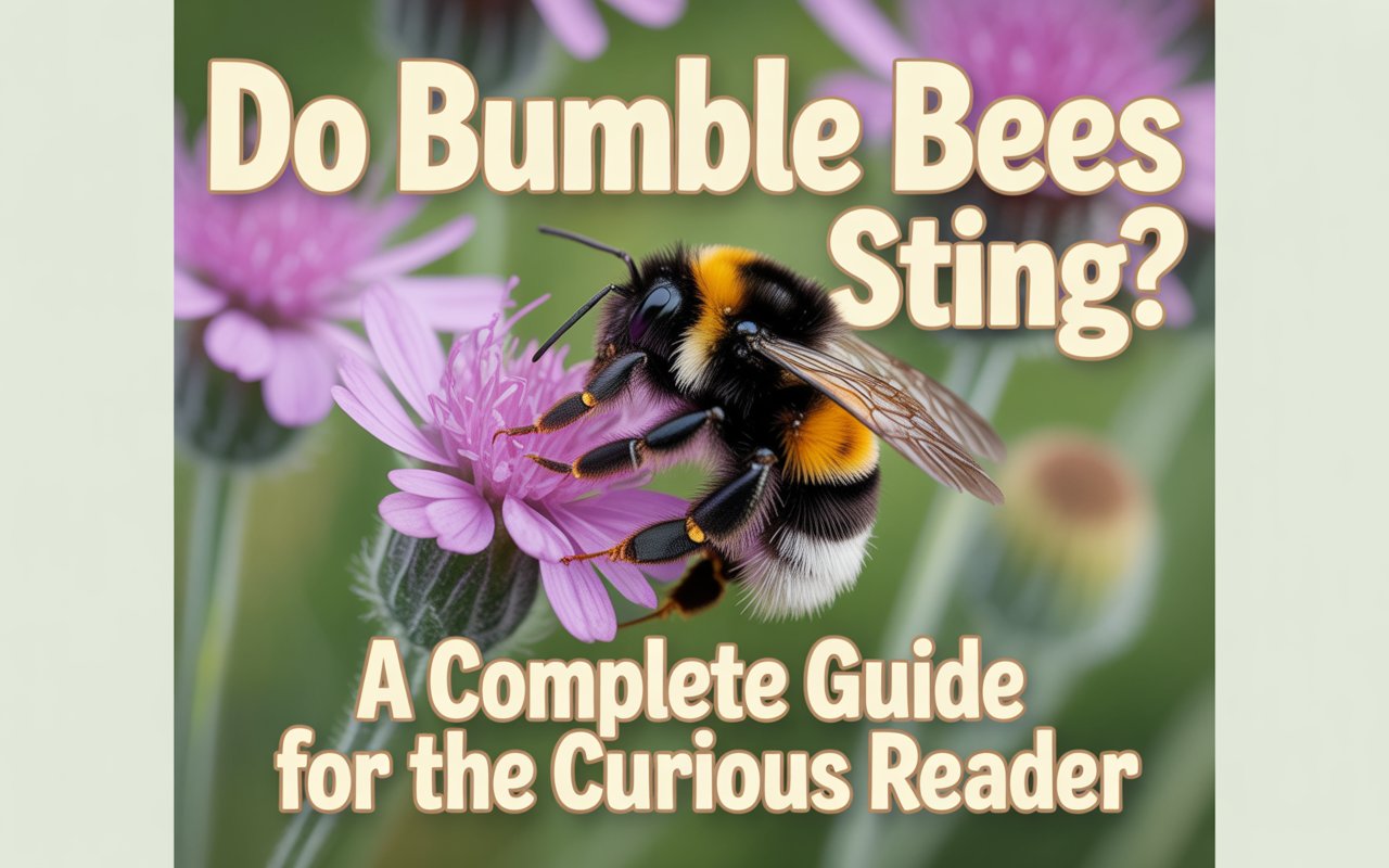 do bumble bees sting