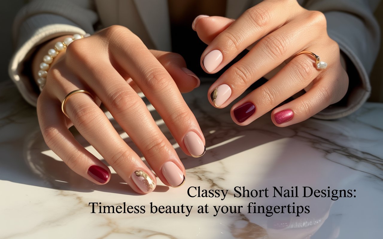 classy short nail designs