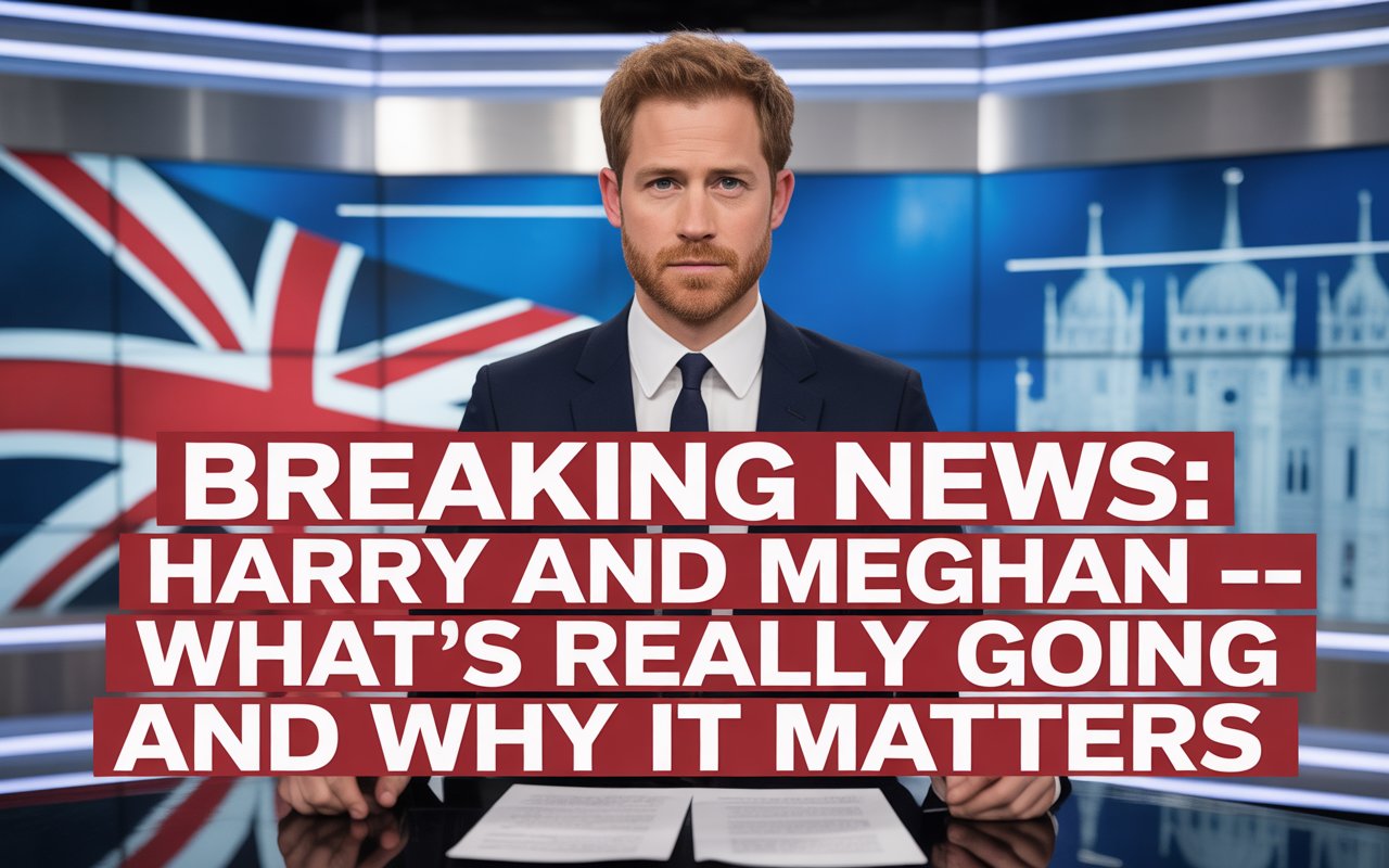 breaking news harry and meghan