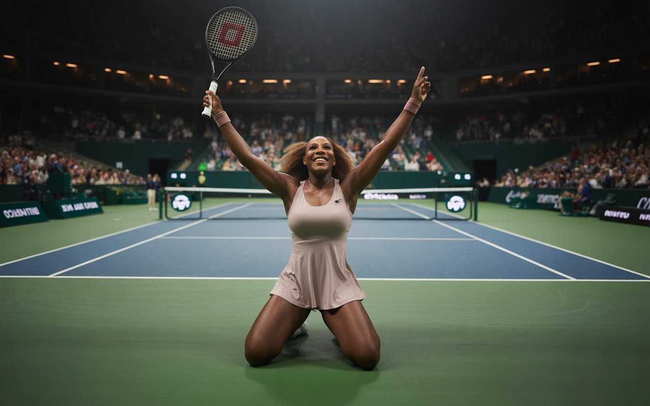 serena williams crip walk