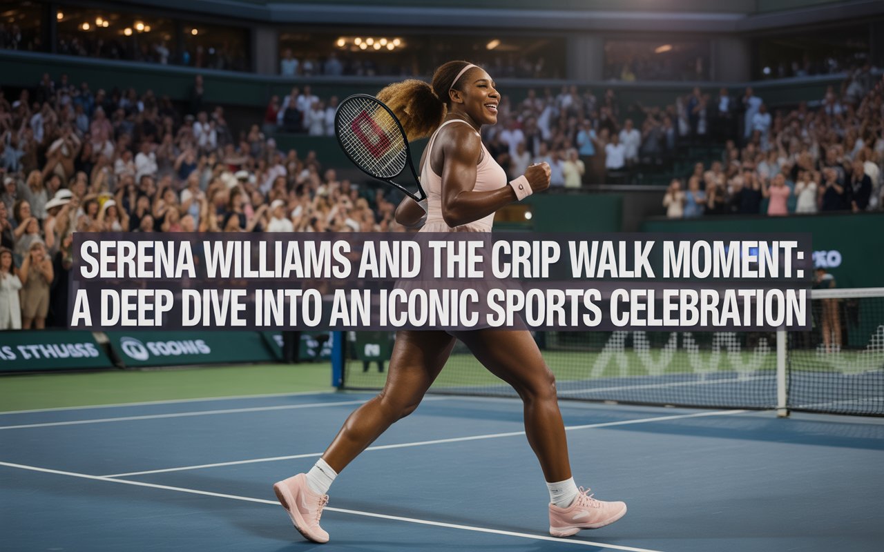 serena williams crip walk
