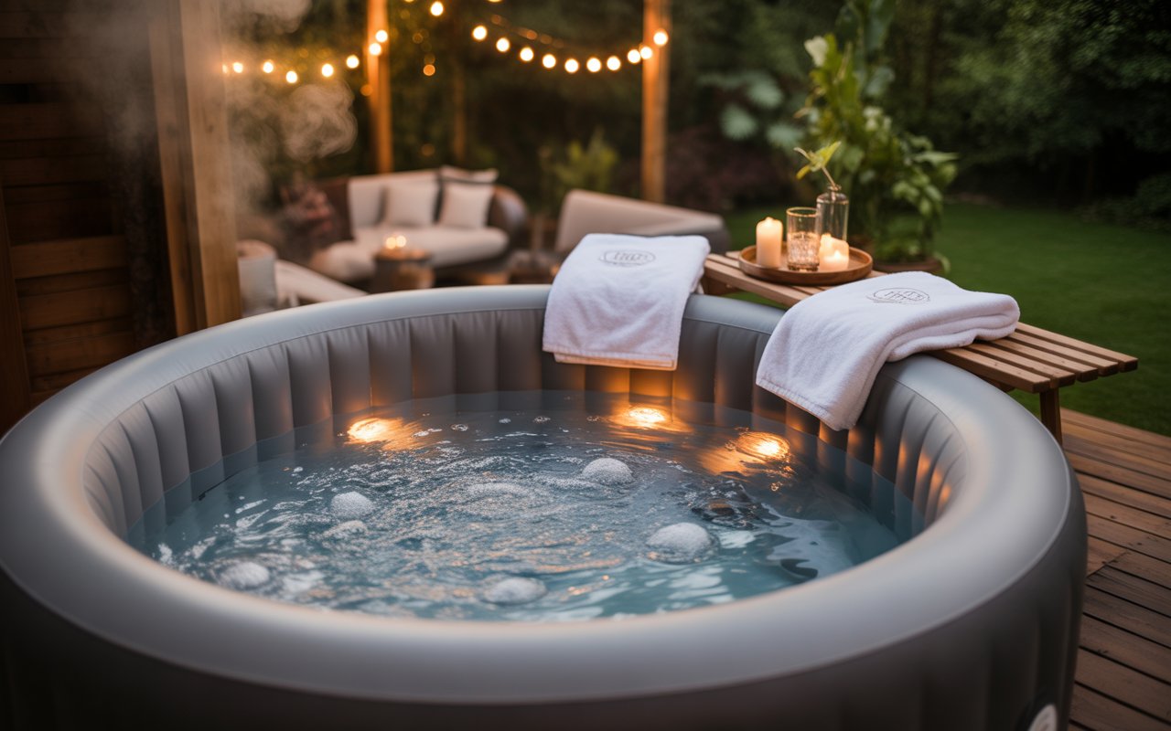 inflatable hot tub