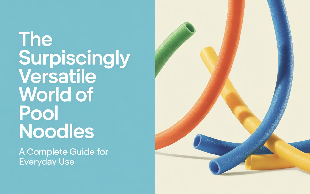 The Surprisingly Versatile World of Pool Noodles: A Complete Guide for Everyday Use