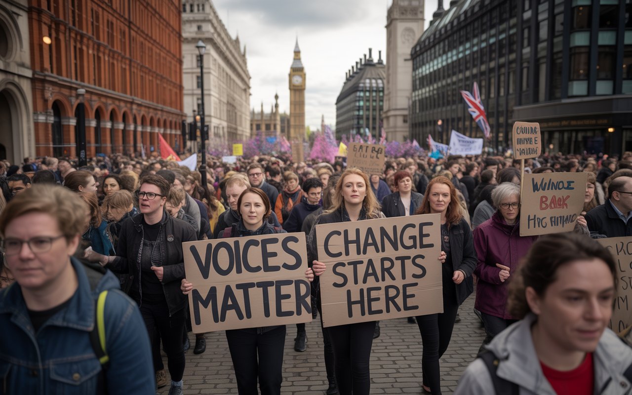 london protests