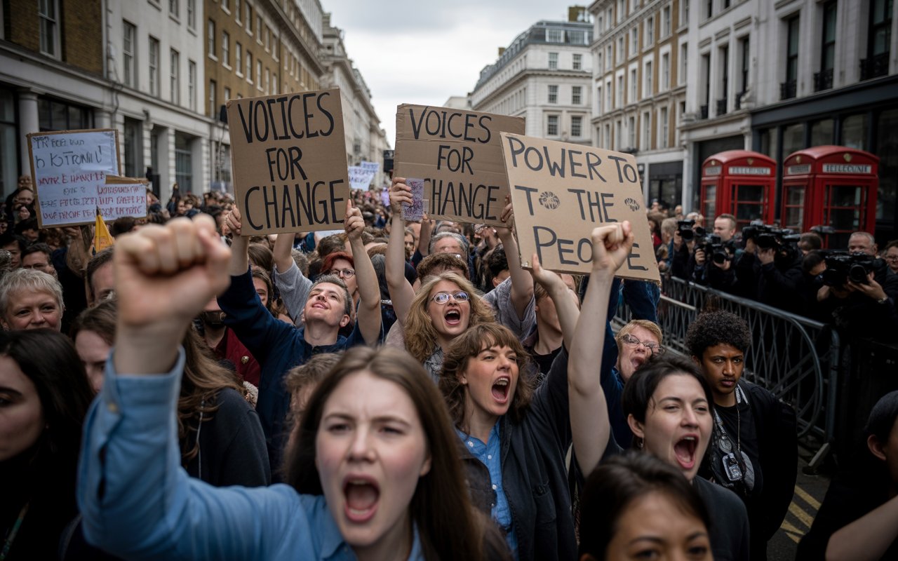 london protests
