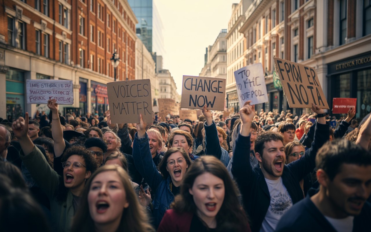 london protests