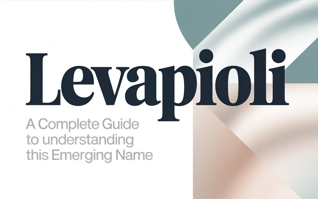 Levapioli: A Complete Guide to Understanding This Emerging Name