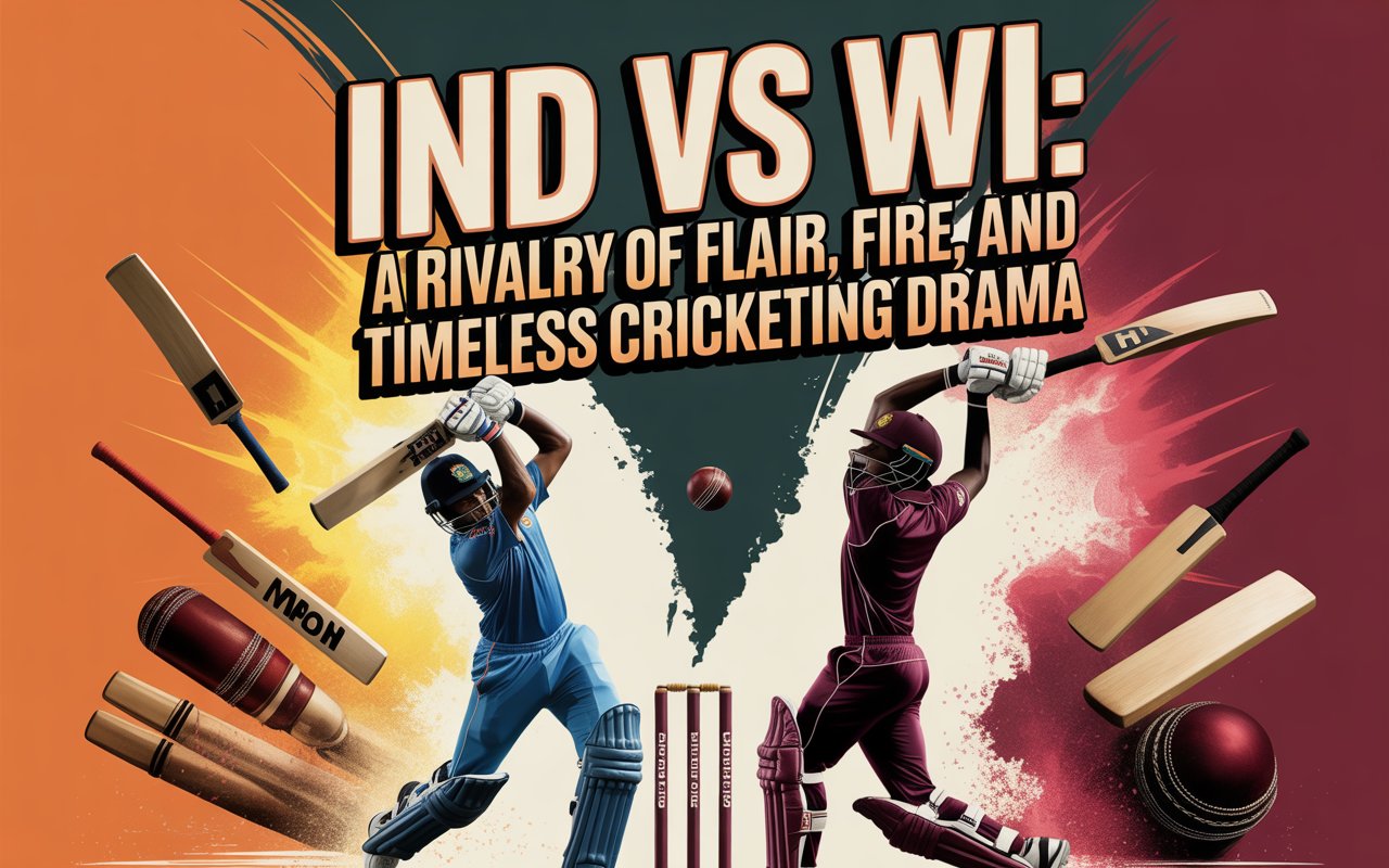 IND vs WI: A Rivalry of Flair, Fire, and Timeless Cricketing Drama