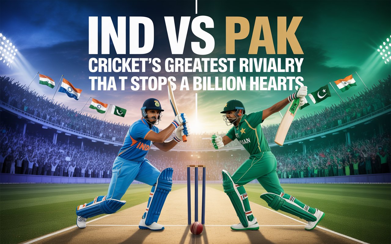 IND vs PAK: Cricket’s Greatest Rivalry That Stops a Billion Hearts