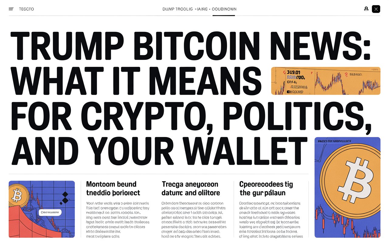 Trump Bitcoin News: What It Means for Crypto, Politics, and Your Wallet