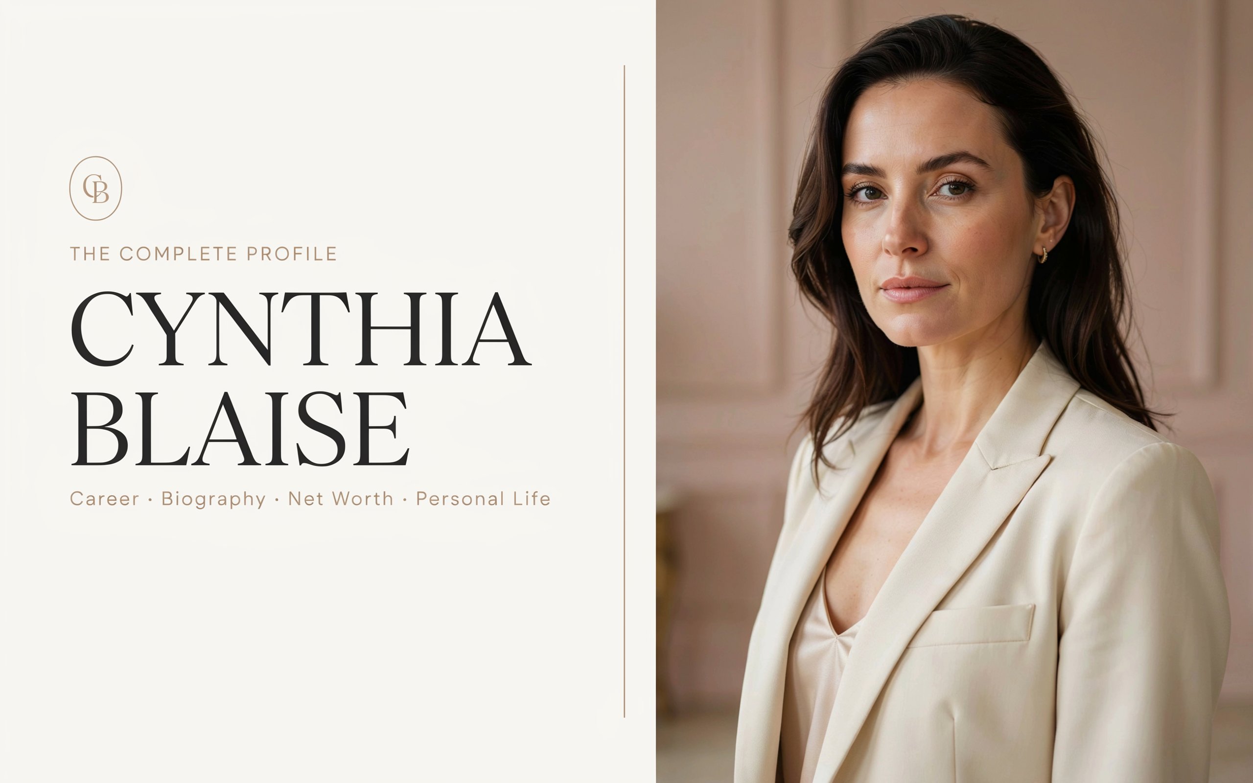 Cynthia Blaise: Career, Biography, Net Worth, and Personal Life