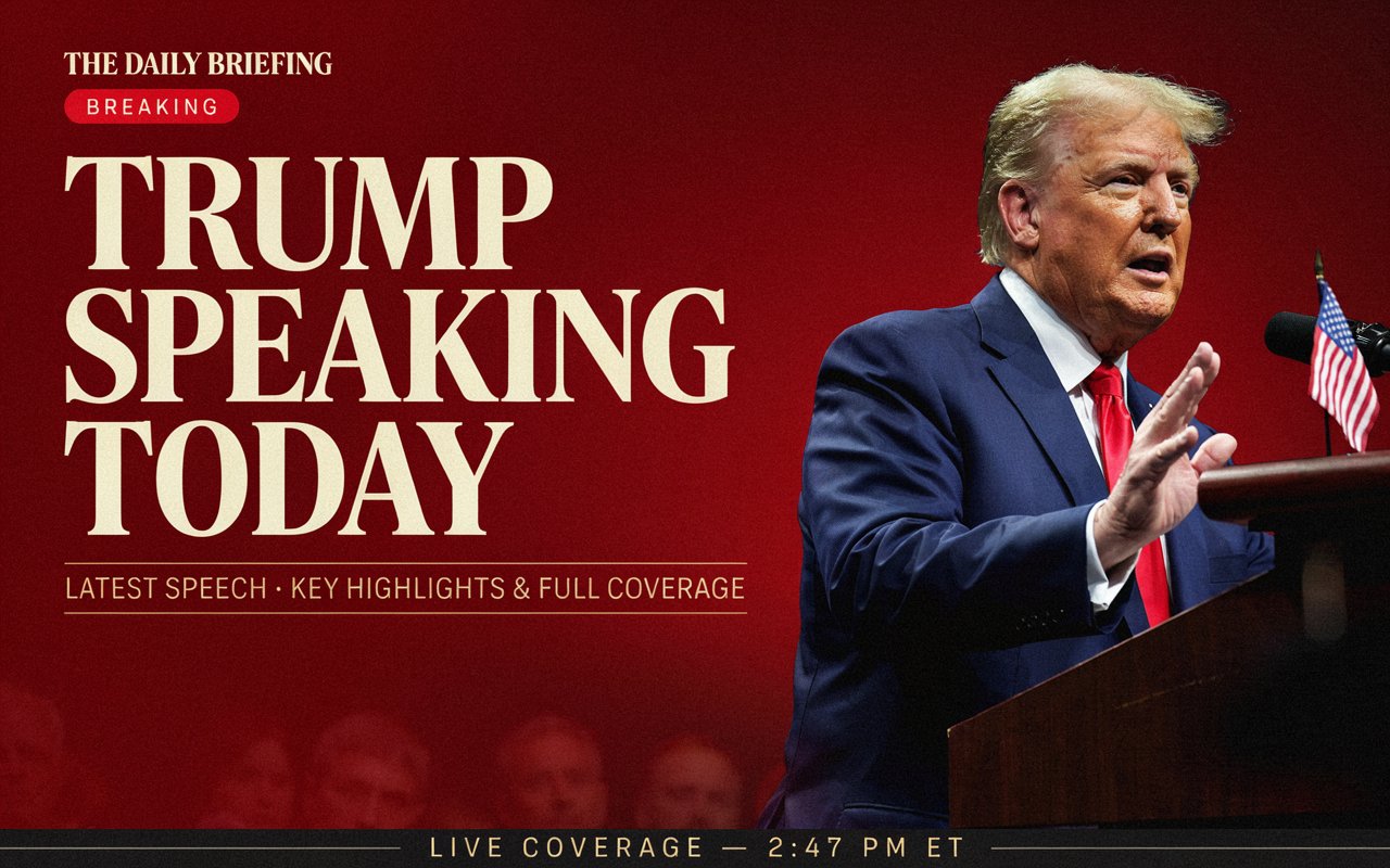 Trump Speaking Today: Latest Speech, Key Highlights & Full Coverage